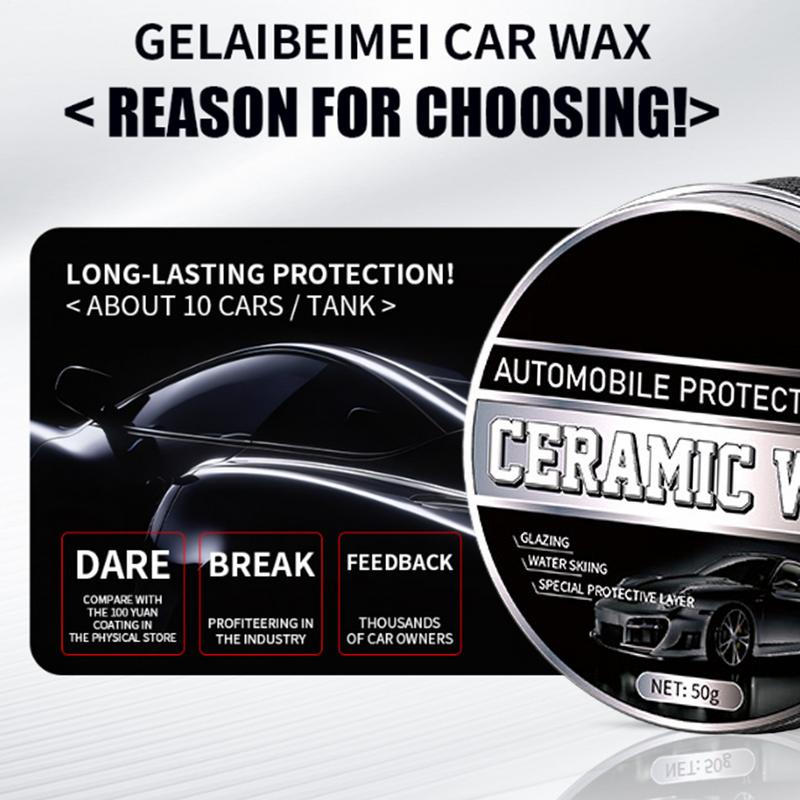 Car Polish Ceramic Paint Wax Glossy Finish Automotive Wax Polishing Car Detailing Wax For Auto Care Accessories