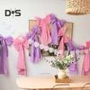 5Pcs 24" Large Bow Plastic Decorative Bow for Gift Wrapping Anniversary Wedding Birthday Party Decoration