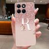 Anti-scratch Phone Case For Motorola Edge 70 Fusion Jelly Clear TPU Soft Casing Fashionable Lucky Letter Flower Couple Shell