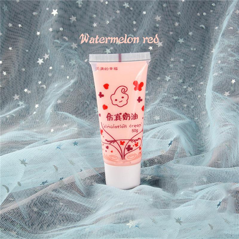 1Pcs (50Ml) Resin Diy Fake Whipped Cream Clay Simulation Cream Gel Antifreeze Mobile Shell Beauty Diy Craft Soft Clay Decoration