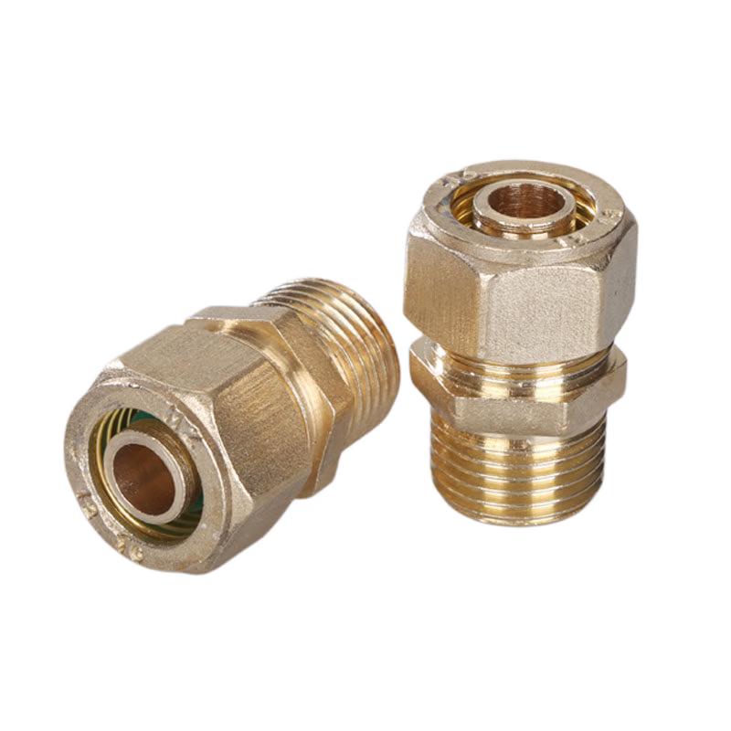 Connettore Diretto Filettato in Rame MINXI per Tubo PEX-AL-PEX 1216