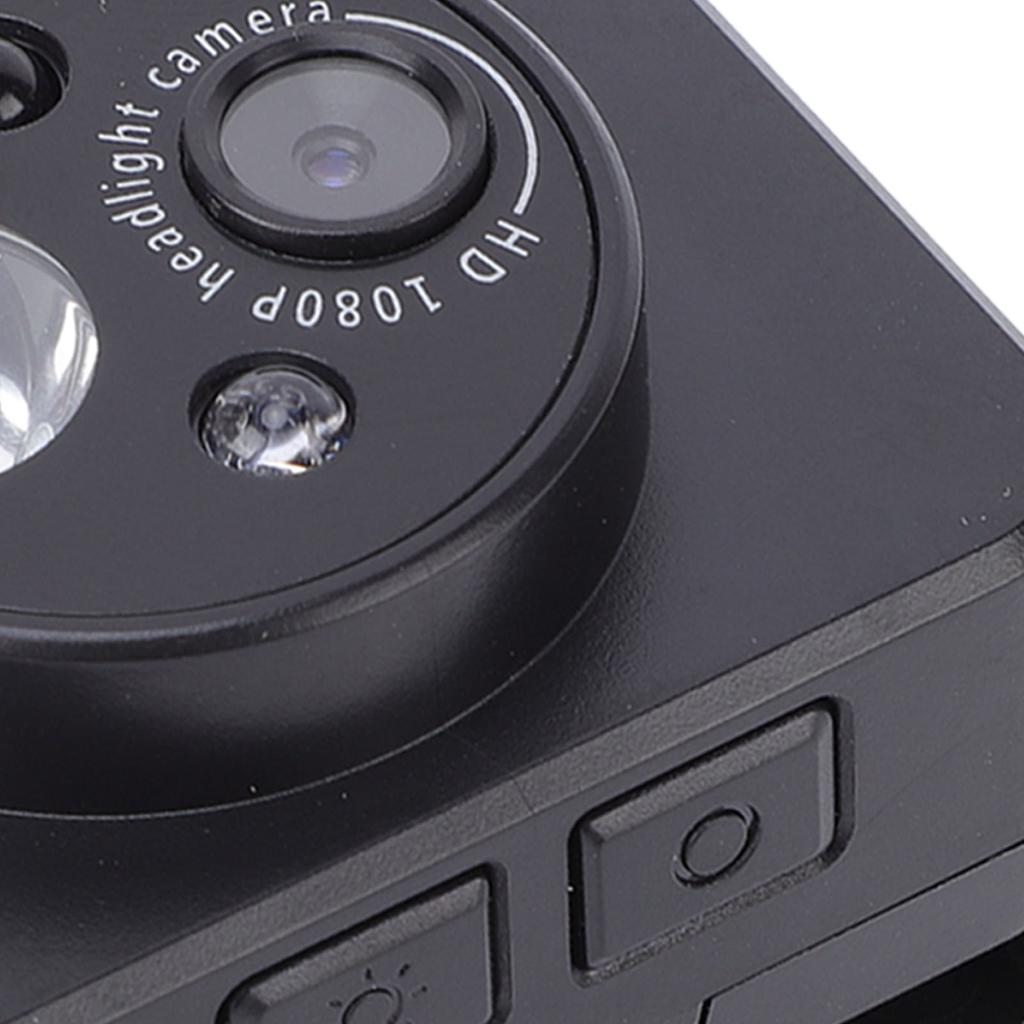 Head Mounted Camera with LED Light 2MP 1080P Video Recording Camera for Outdoor Activities 64G