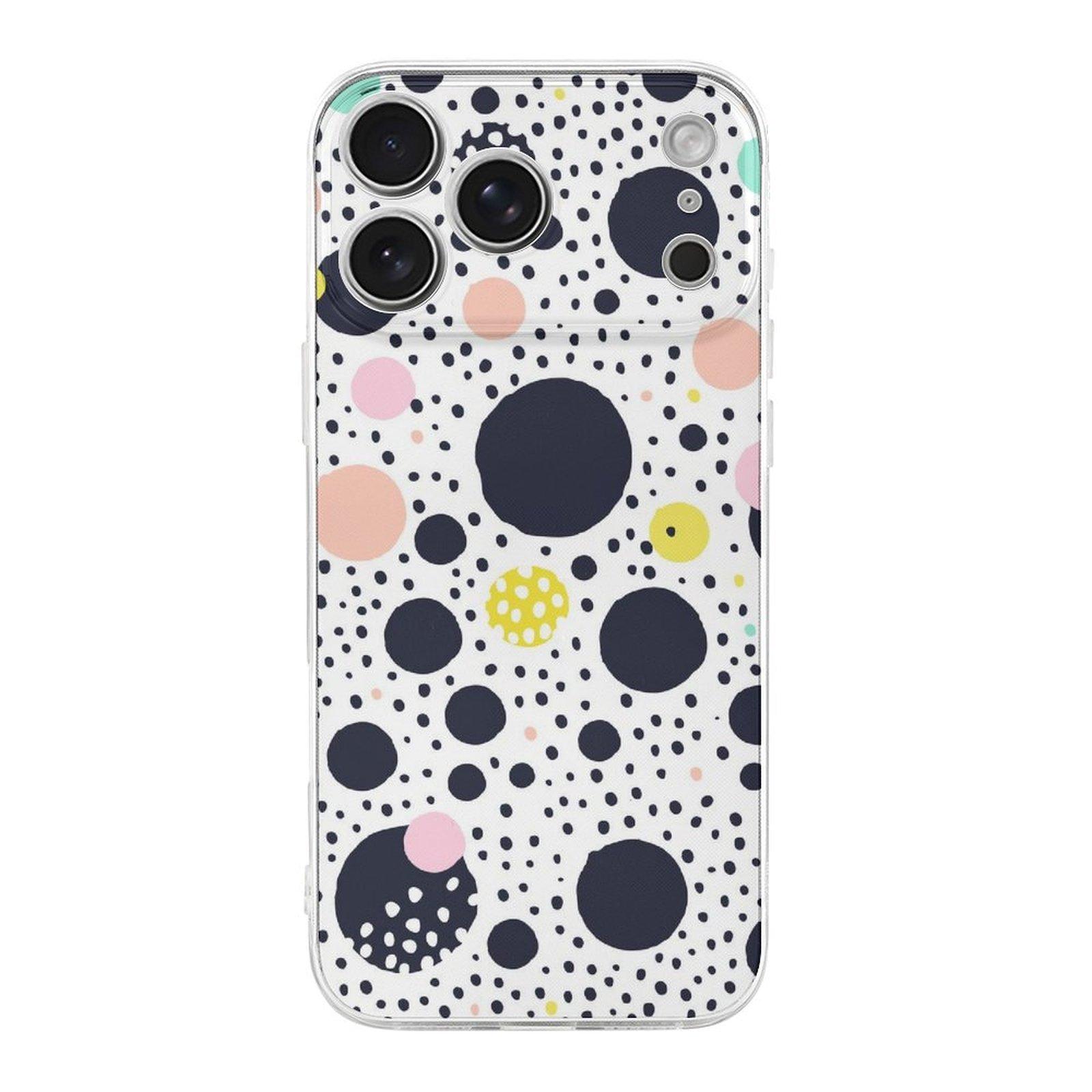 

1 Pack For iPhone 17 Series TPU Phone Case Grip-Friendly Anti-Fall Anti-Slip Design, Daily Protection IPHONE-17ProMax білий