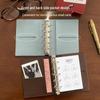 M5 Metal Ring Binder: Simple Style Journal with Loose-Leaf & Sticky Notes for Students