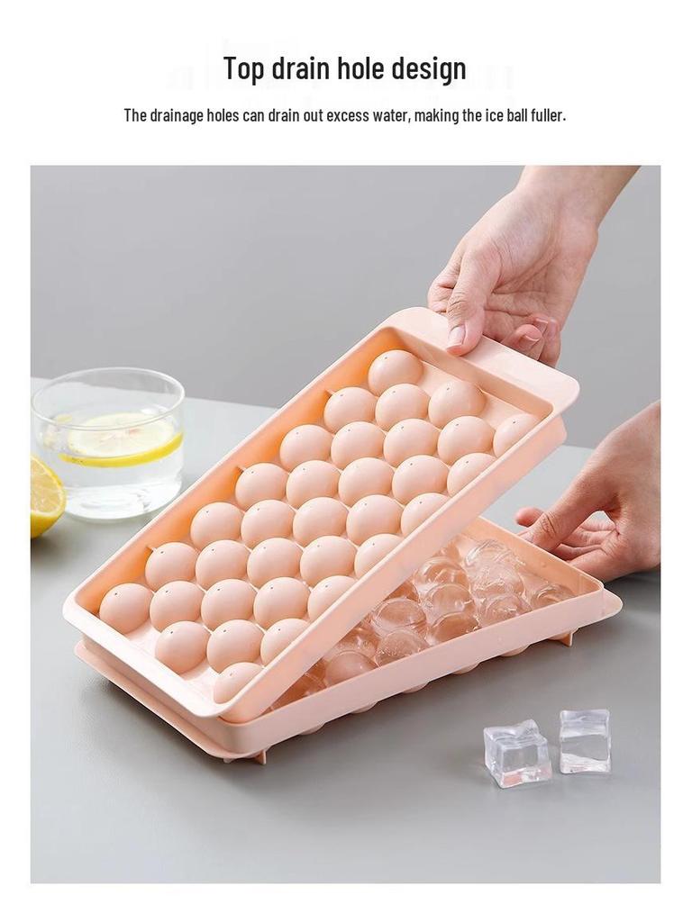 Eiswürfelform - Set aus 2 Tabletts für Kugel- und Würfelformen