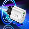 58W Dual Fast Charger: 2PD + QC3.0 for EU/US/UK/AU Plugs