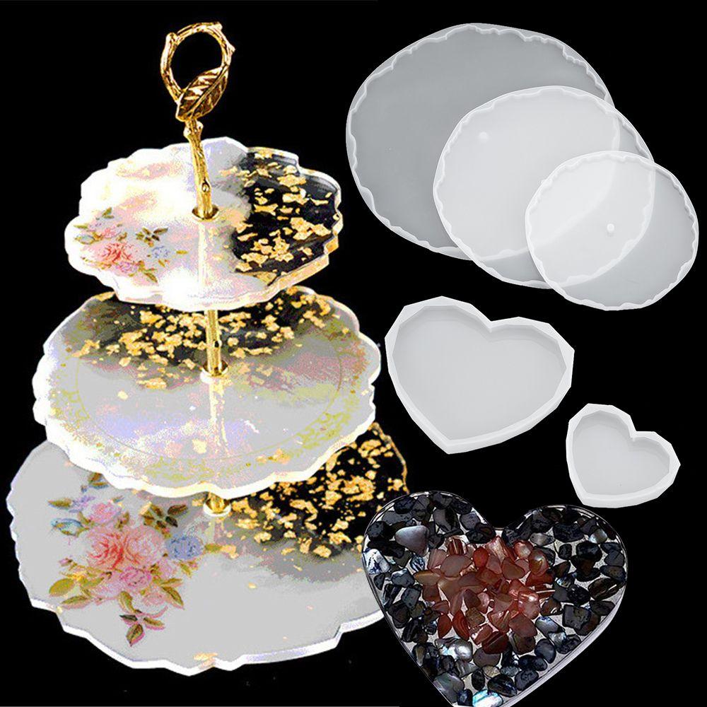 Art Jewelry Making Table Mat Tray Mould Fruit Plate Mold Coaster Silicone Mould Art Jewelry Making Table Mat Tray Mould Fruit Plate Mold Coaster Silicone Mould