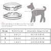 Pet Collar Can Be Engraved Metal Buckle Space Cotton Inner Highlight Reflective Strip Dog Collar Neck Ring
