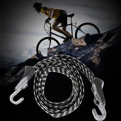 Bicycle Luggage Rack Carrier Elastic Band with Hooks MTB Cycling Supplies Cargo Racks Tied Rubber Fixed Straps Rope Tape