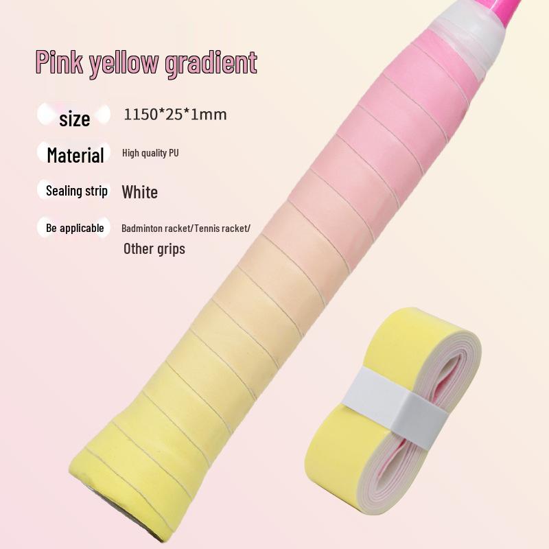 

Elastic Two-Color Anti-Slip Sweat-Absorbent Handle Grip for Rackets & Fishing Rods