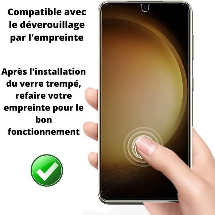 Film de protection - Phonillico - Samsung Galaxy S23 PLUS - Pack de 2 - Anti espion - Résistant aux rayures