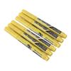 6 Pcs 1g Yellow Tire Paint Pen Water Proof Tire Art Marker for Automotive Vehicle