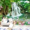 Tapet Cascada Râu Lebădă Albă Copac Verde Natură Fototapet Peisaj Tapet Pentru Pereți Decor Interior