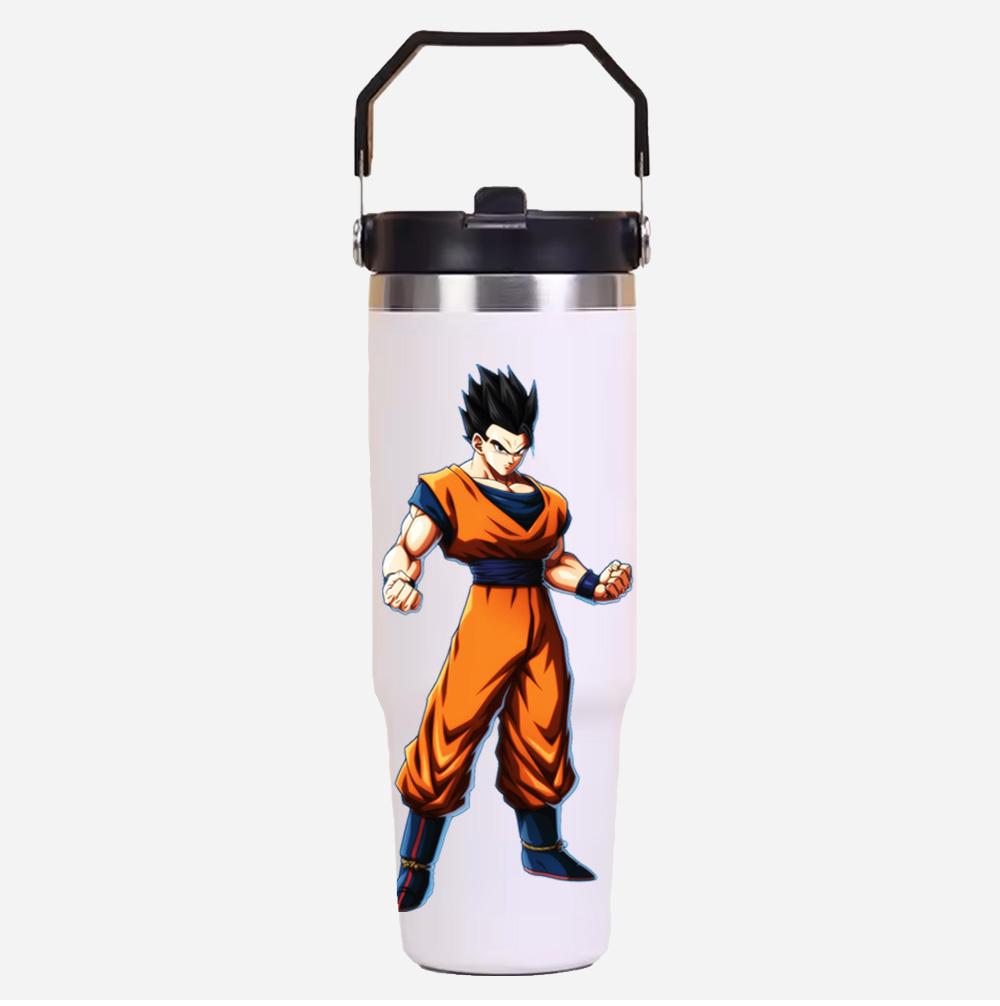 

30Oz Anime Printed Stainless Steel Vacuum Cup Hot Cold 6-12 Hours Retention Eco Friendly Bpa Largeautomotive Holder Flask Gift