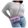 Coach Gestreift 20 Logo Klassische gesteppte Jeans Crossbody Tasche Kleine Damen Taschen Lila CBG33-LHIRI