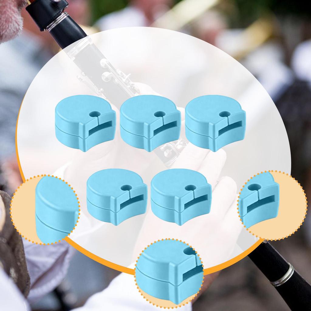 5 Pieces Clarinet Thumb Finger Rests for Woodwind Instrument Replacement Hand Supports