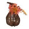 Country Living Handmade Natural Rattan Tall Pumpkin Decoration