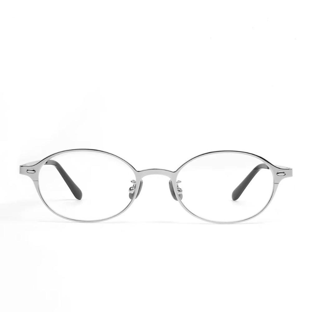 Retro Anti-blue Eyeglasses Spicy Girl Blocking Glasses Party Metal Oval Glasses  Lady