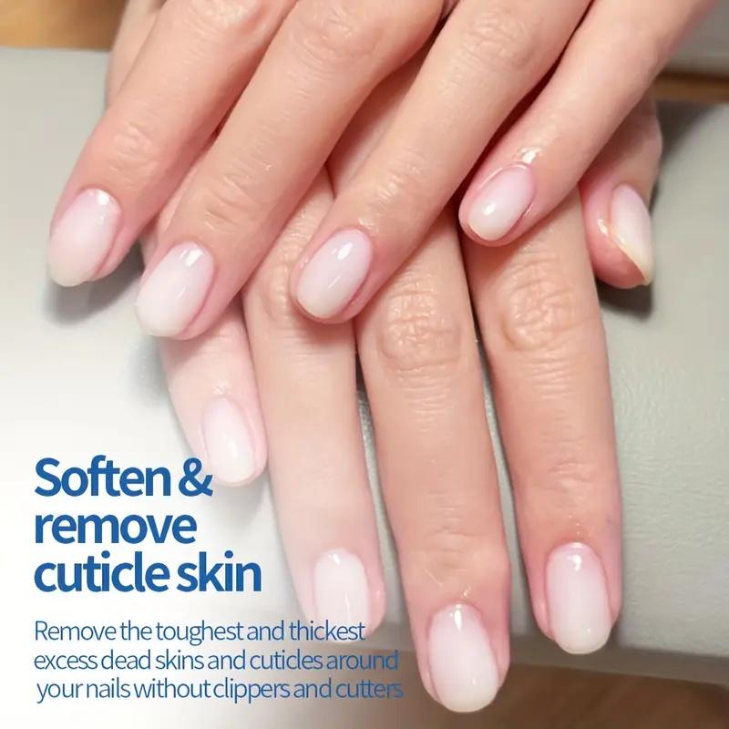 Nail Exfoliating Gel, a Softening Agent for Nourishing and Drying Nails, Nail Care Cream, Mild Exfoliating, Suitable for Use Before Manicure