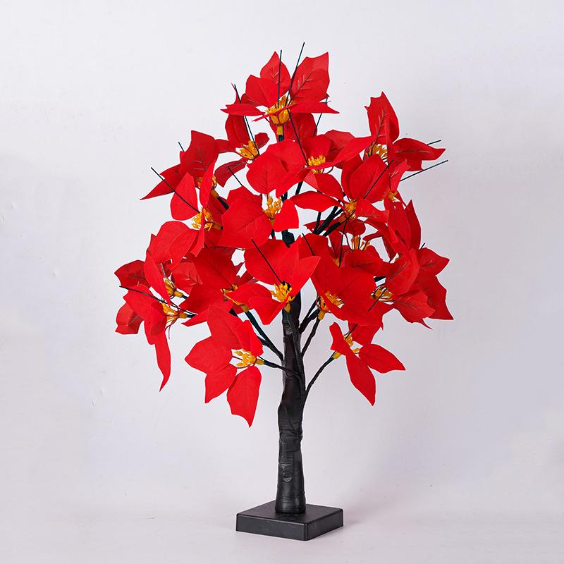Colorful LED Butterfly Birch Tree Light - Christmas Decoration Ornament