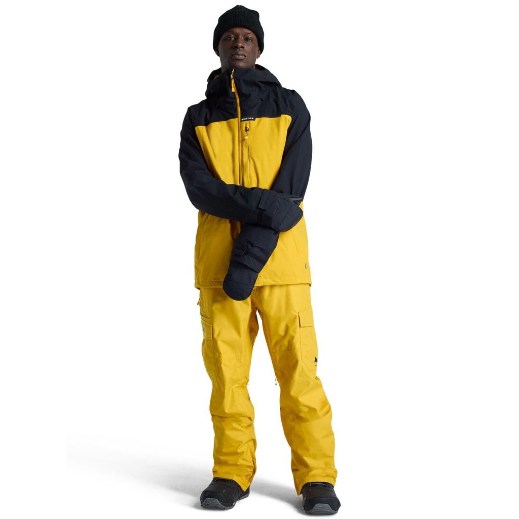 Burton Lodgepole Snowboard Size Men's Jacket, 2L, 2024-2025 Model, L, Trublack/Goldrod