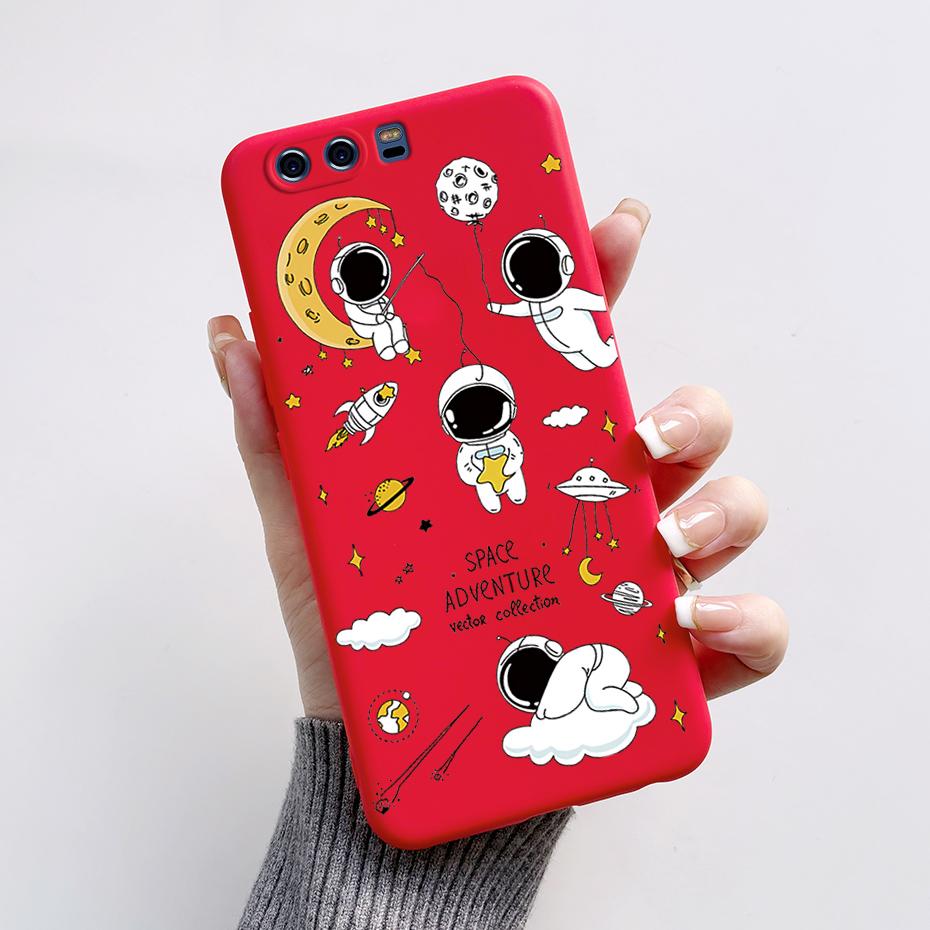 Silicone Back Cover for Huawei P10 Plus Soft Cute Rabbit Panda TPU Bumper Protective Phone Case HuaweiP10 P10Plus Fundas Housing