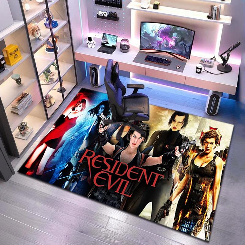 Sci-Fi game Resident Evil, Umbrella Corporation, soft carpet, home living room, office chair pad, door mat, door mat carpet U5