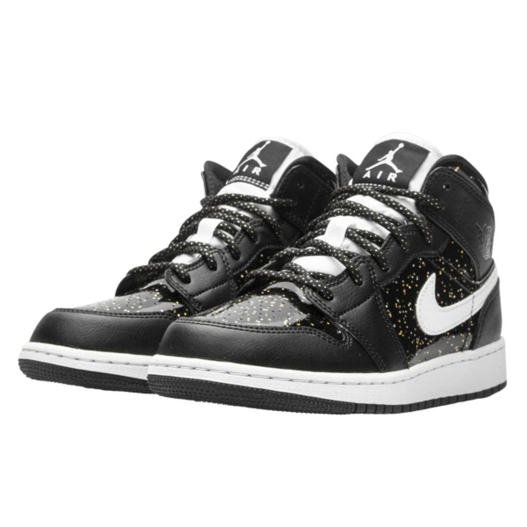Air Jordan 1 Mid Black Speckle