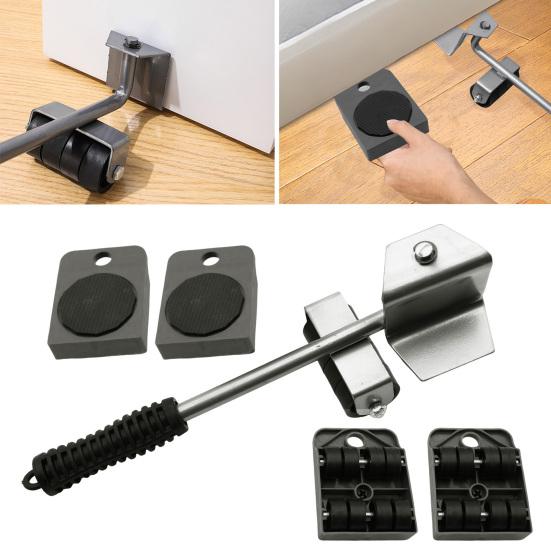 1 набір інструментів для підйому меблів. Потужний механізм для переміщення меблів із колесами. Пристрій із сильним навантаженням. Роликовий роликовий механізм для переміщення меблів.