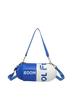 Dopamine Bag Sports Bag Contrasting Color Trend Cylindrical Capsule Bag Wind Personality Funny Oblique Span Bag