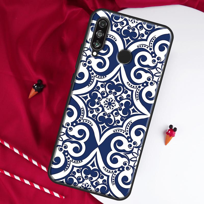 Moroccan Pattern For Huawei Nova 10 SE 9 5T 12s 12i 11i Y91 Y90 Y60 Y70 Y72 Y61 P20 P30 P40 Lite P60 Pro Case