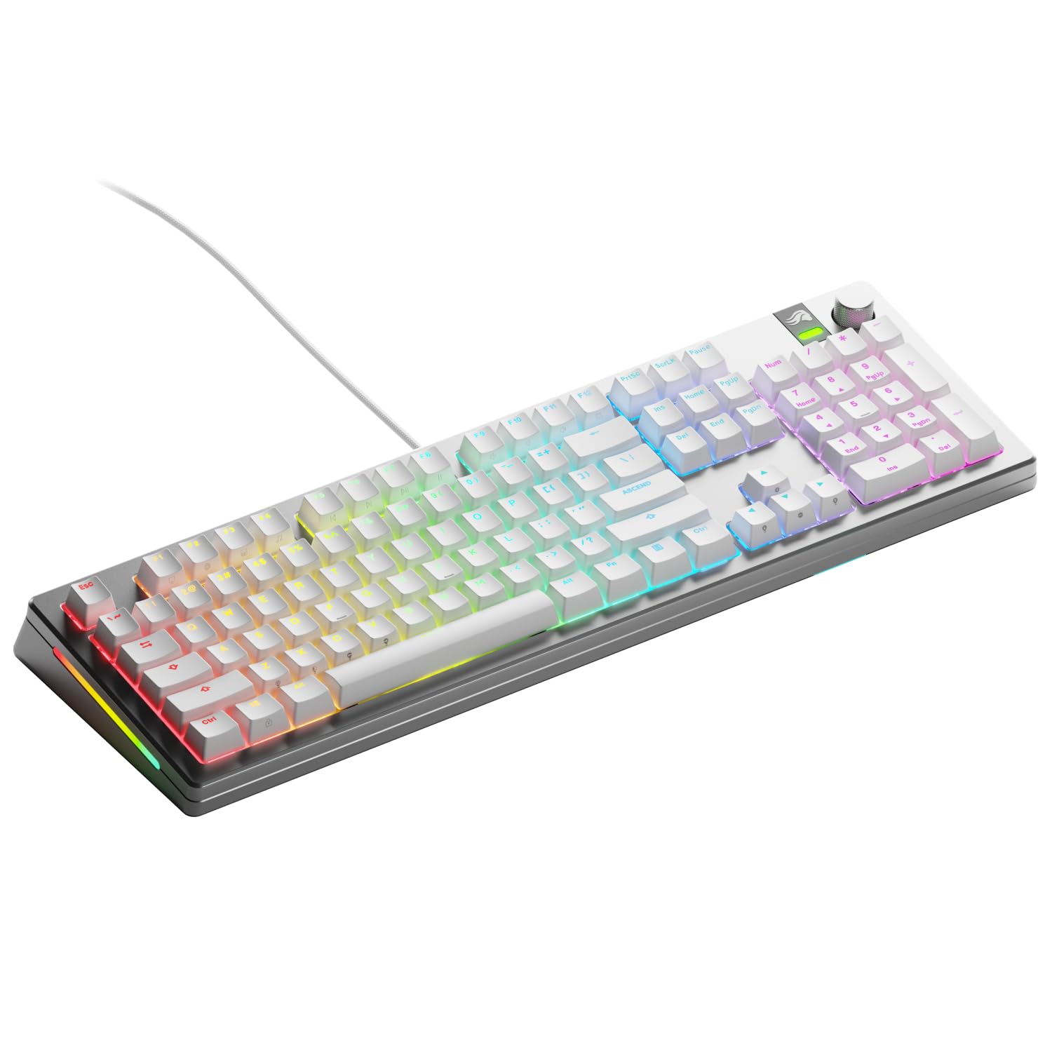 

Glorious GMMK 3 PRO Prebuilt Wired Silver US Layout MX Mechanical Key Switch Aluminum Body Gaming Keyboard KB0834 100%
