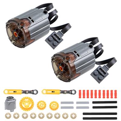 35 ADET 8882 Güç Geliştirme Siyah XL Motor Lego Teknik Parçalarla Uyumlu Önceden Birleştirilmiş Yapı Blokları Araba Oyuncakları MOC Blokları Güçlendirme