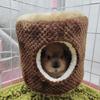 Hamster Warm Bed Hammock Small Pet Plush House for Guinea Pigs Squirrels