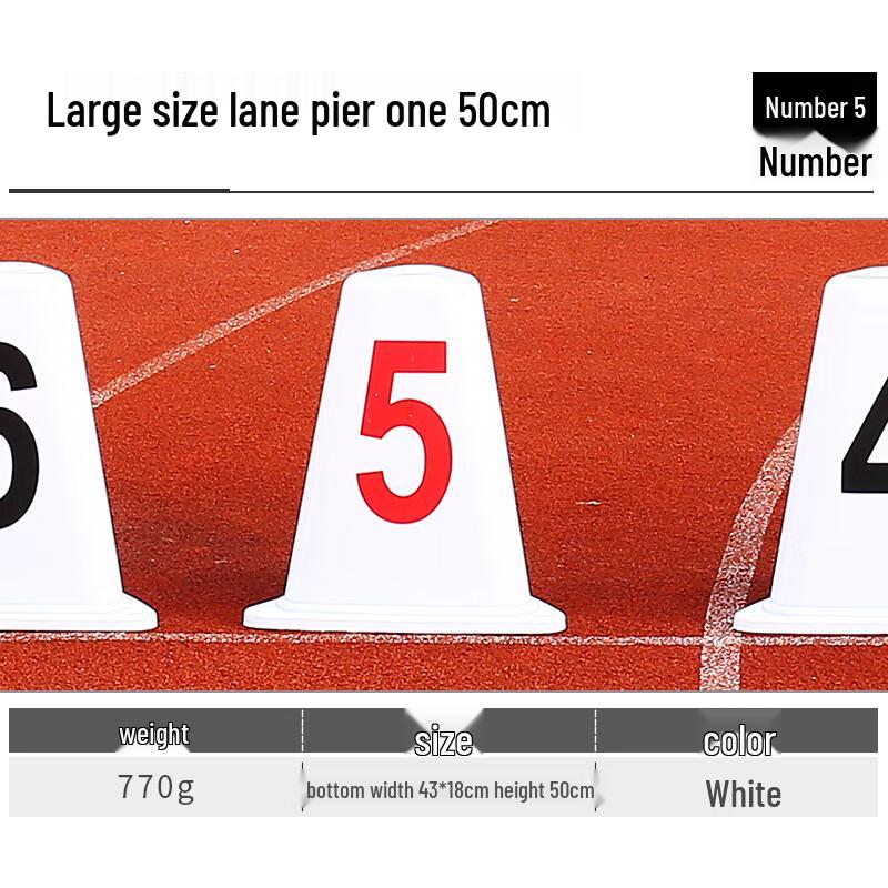 Triangular ABS Athletics Lane Marker