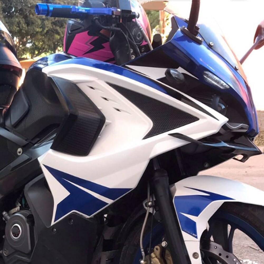 Motorcycle Winglet Carbon Universal ABS Fiber Fairing Motorcycle Wing Aerodynamic Winglet Dynamic Spoiler Wings Compatible for R15 V3 2017-2020