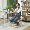 Ergonomic Kneeling Chair, Kneeling Stool Health Chair for Home, Office, Meditation Dark Blue