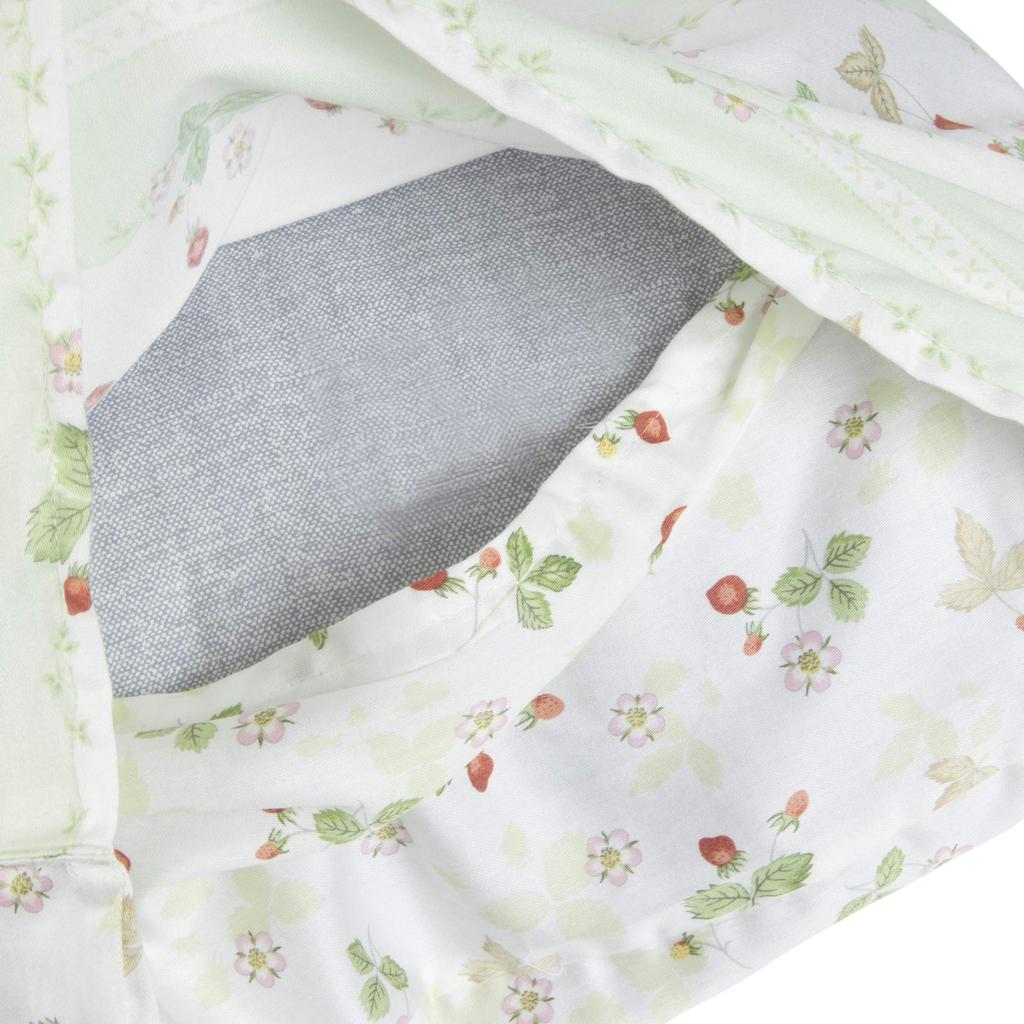 Nishikawa Pillowcase 70X50cm Wedgwood Wild Strawberry Cotton Made In Japan Green PJ27355679G 100%