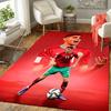 1pc Moroccan Football Player Rug, Office Carpet Indoor Outdoor Entrance Doormat, Non-Slip Soft And Comfortable, Living Room. DT70704