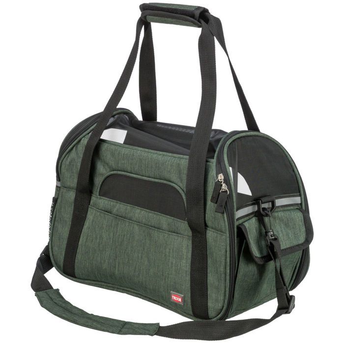 Sac de transport pour chien - TRIXIE - Madison - Vert olive - 25x33x50 cm - Polyester