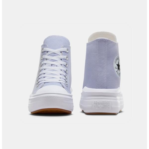 Converse Lightweight High Top Canvas Sneakers Platform Lilac A08294c