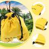 Portable Waterproof Golf Ball Storage Pouch with Drawstring for Driving Range Swimming Fitness Camping Travel Golfing Supplies