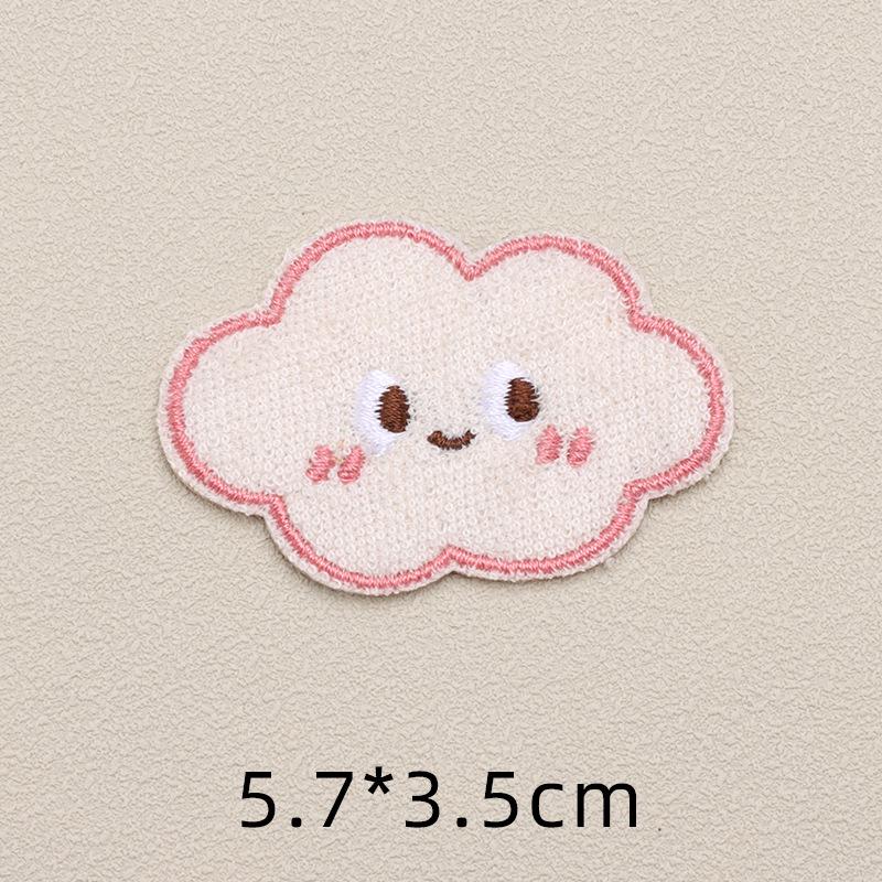 Adorable Cartoon Self-Adhesive Embroidery Patch for Clothing, Backpacks & Notebooks