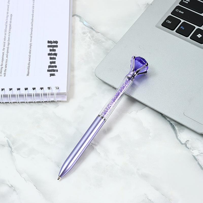 Colorful Crystal Diamond Bead Pen – Medium Point, Ideal for Gifts & Weddings