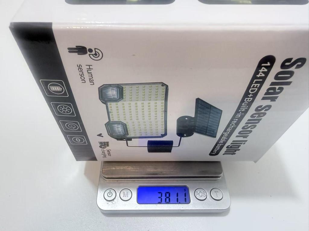 Solar Motion Sensor Wall Lamp for Outdoor Garage and Courtyard