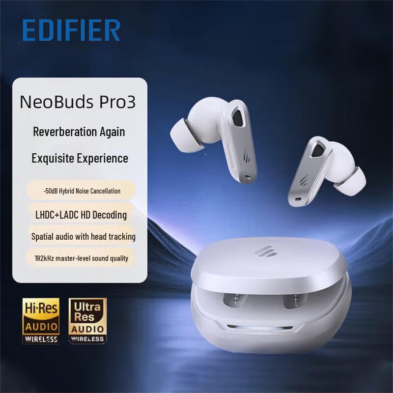 

Edifier NeoBuds Pro3 Hybrid Noise-Cancelling Earbuds