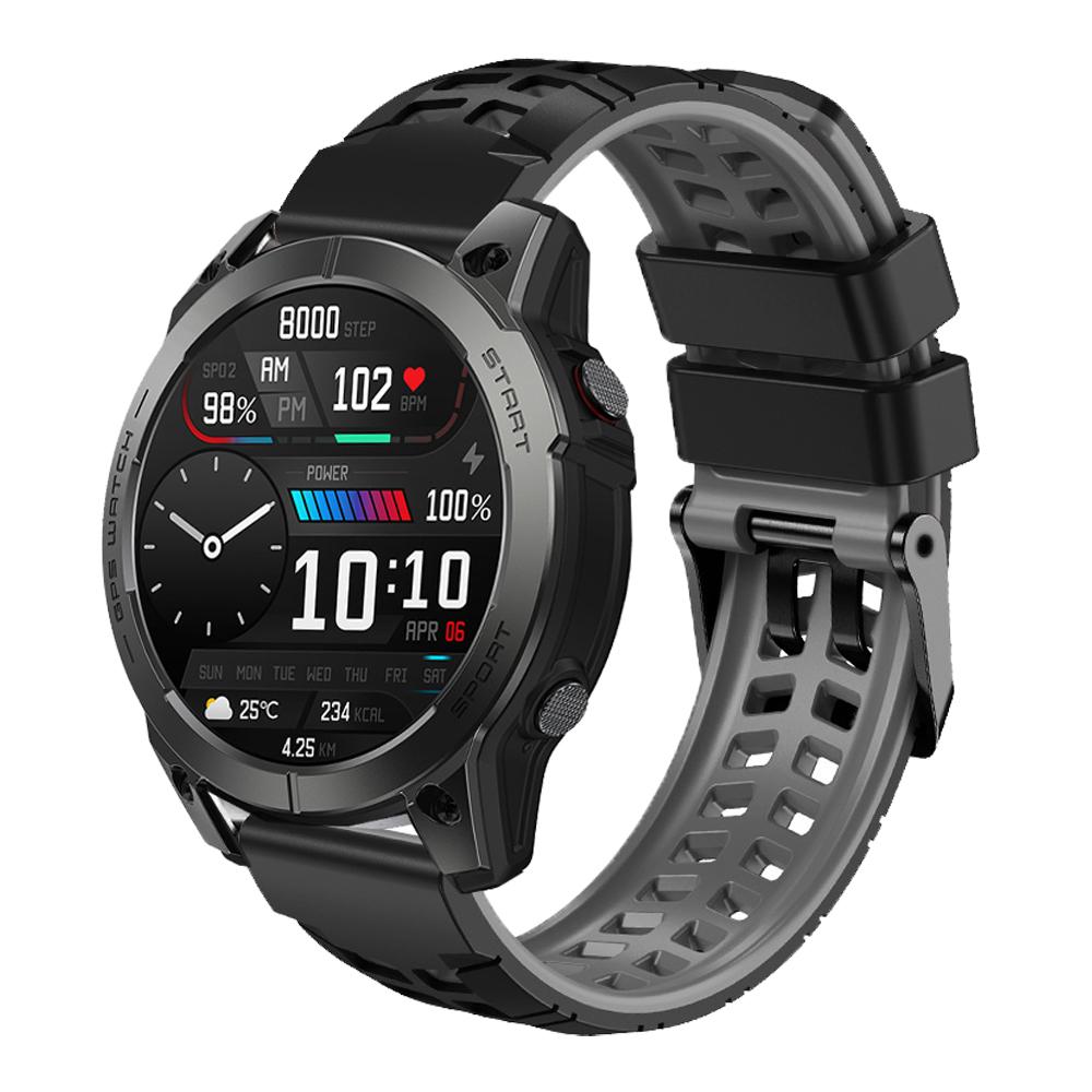 New 22mm Silicone Strap For Zeblaze Stratos 3 2 Lite Beyond GTR 2 Btalk Swim Sport Wathband For Zeblaze Vibe 7 Pro Band Bracelet