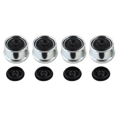 4Pcs Wheel Axle Dust Cover For Camper RV Boat Trailer 1.98-inch Grease Cover Wheel Hub Bearing Anti Sinking Cap  For Camper RV