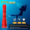 SecurityIng DF08 Scuba Diving Flashlight 1050LM Underwater 150m Deep Waterproof Torch Light with 9 Degree Beam Angle