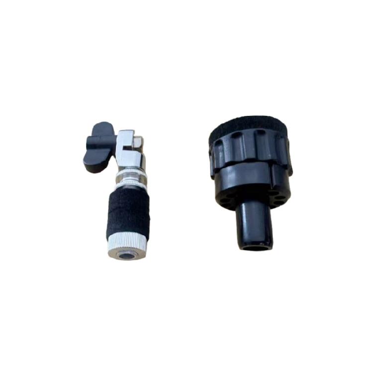 Pedal Clutch Jazz Drum Clutch Cymbal Stand Post Jazz Drum Parts Accessory Metal Silver Color Standard for Drum Cymbal